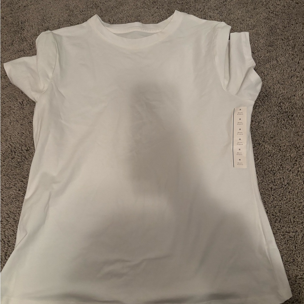 a new day Women's Short Sleeve White Tee